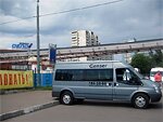 Бесплатный автобус Genser в пункт аренды автомобилей АрендаАвто-чнс на ул.Добролюбова