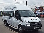 Бесплатный автобус Genser в пункт аренды автомобилей АрендаАвто-чнс на Новорязанском шоссе